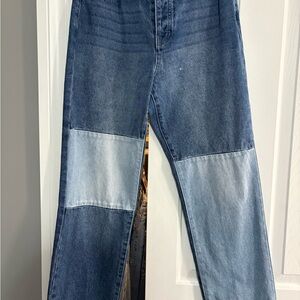 KanCan Women’s Two-Tone Blue Jeans